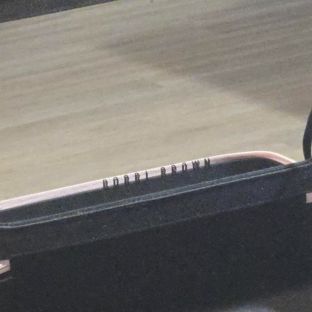Bobbi Brown Makeup Beauty Case With Mirror & Handle Shimmery Pink Zip Closure - Picture 7 of 7